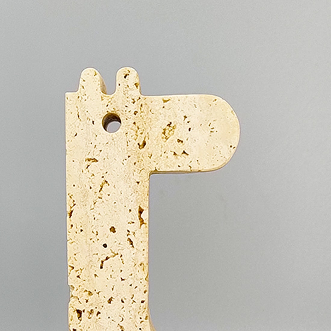 Travertine Giraffe Sculpture by Mari for F.lli Mannelli - 5