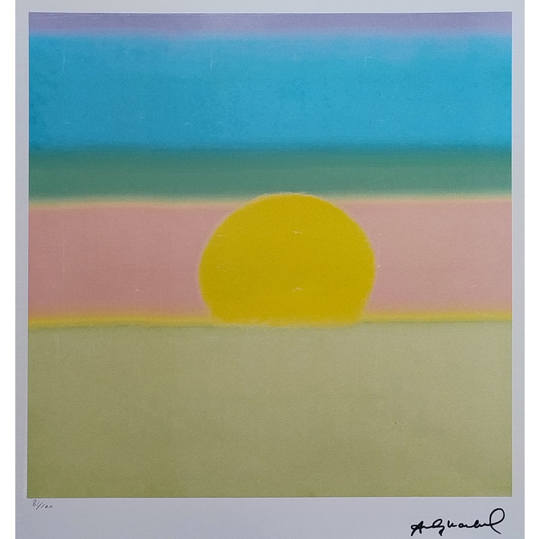 Andy Warhol, Sunrise, Lithograph, 1980s - 2