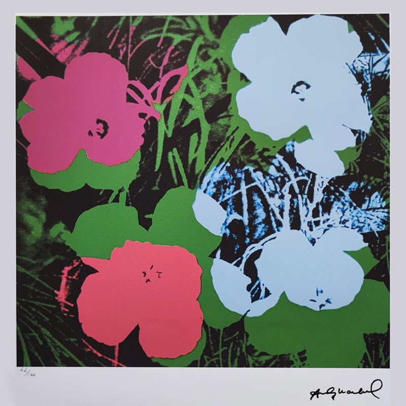 Andy Warhol, Flowers, Lithograph, 1980s - 2