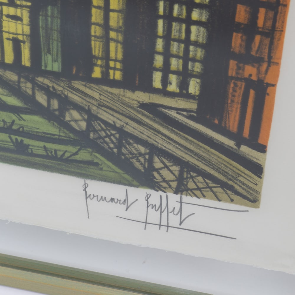 Bernard Buffet, Panam, 1980s, Lithograph, Framed - 11