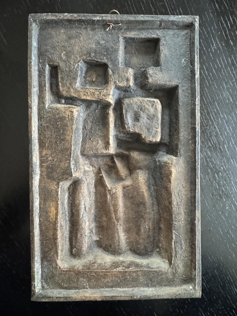 Percz János, Cubist Sculpture in Bronze - 7