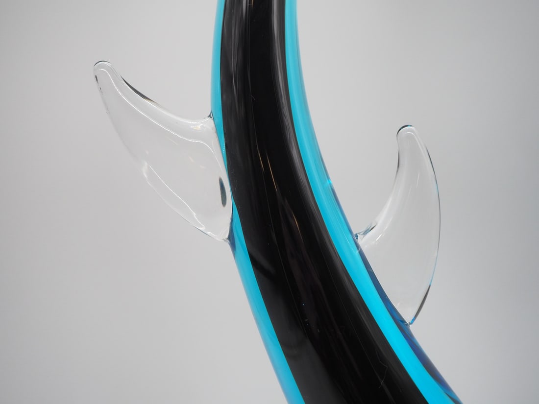 Glass Sculpture Shark, Färe Marcolin, Ronneby Sweden - 10