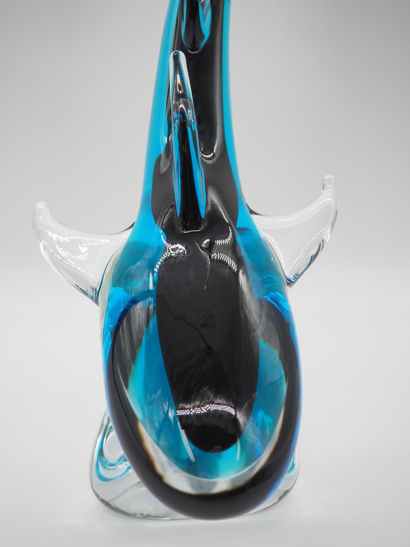 Glass Sculpture Shark, Färe Marcolin, Ronneby Sweden - 8