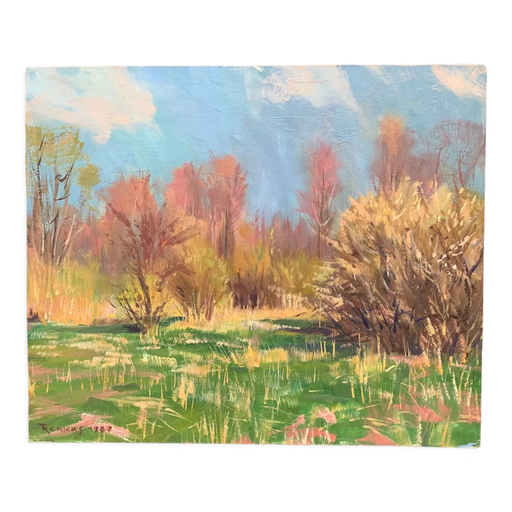 Tony Reniers, Landscape, 1987, Oil on Panel - 2