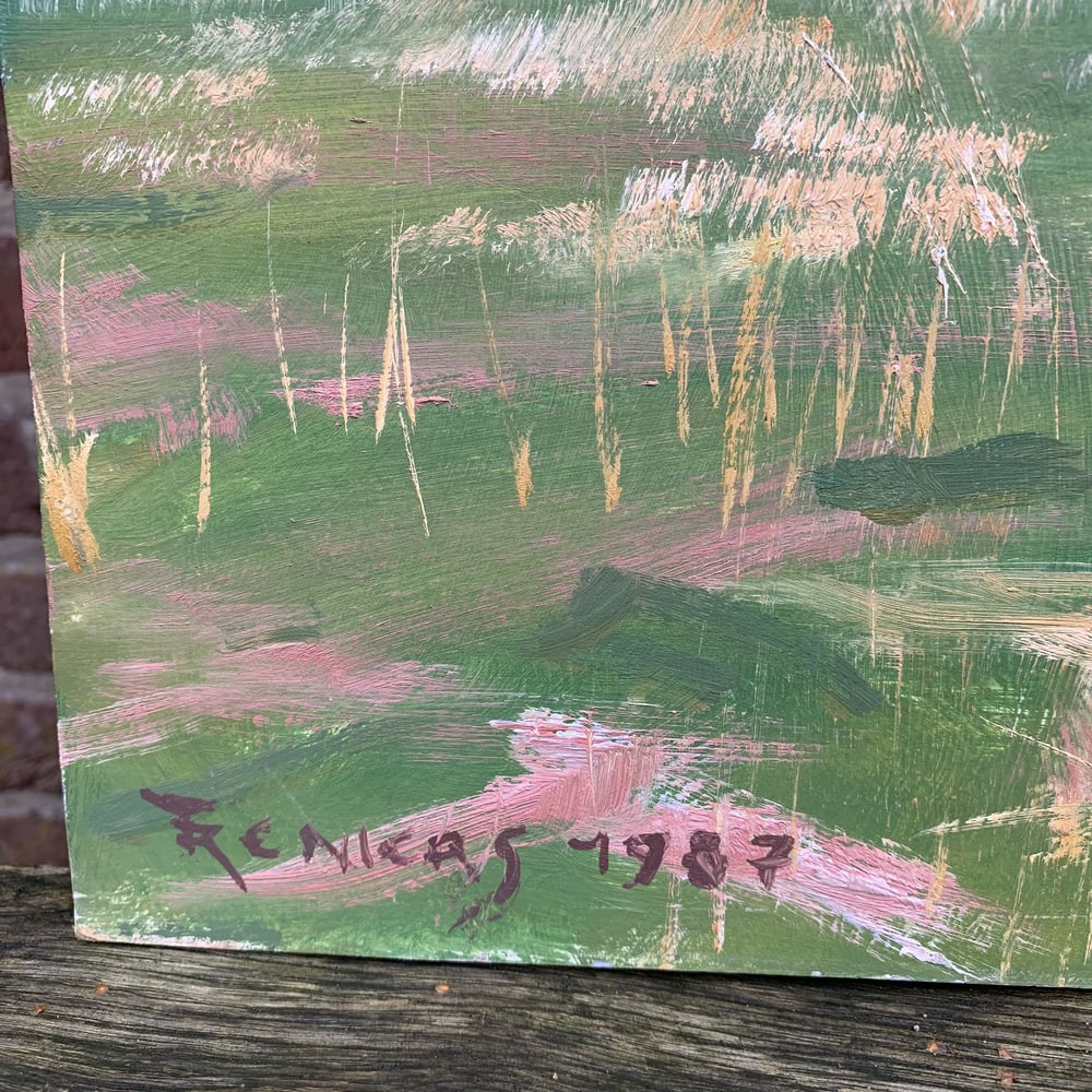 Tony Reniers, Landscape, 1987, Oil on Panel - 5