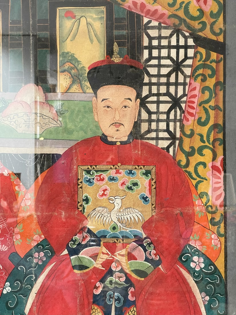 Chinese Couple, 1800s, Painting - 2