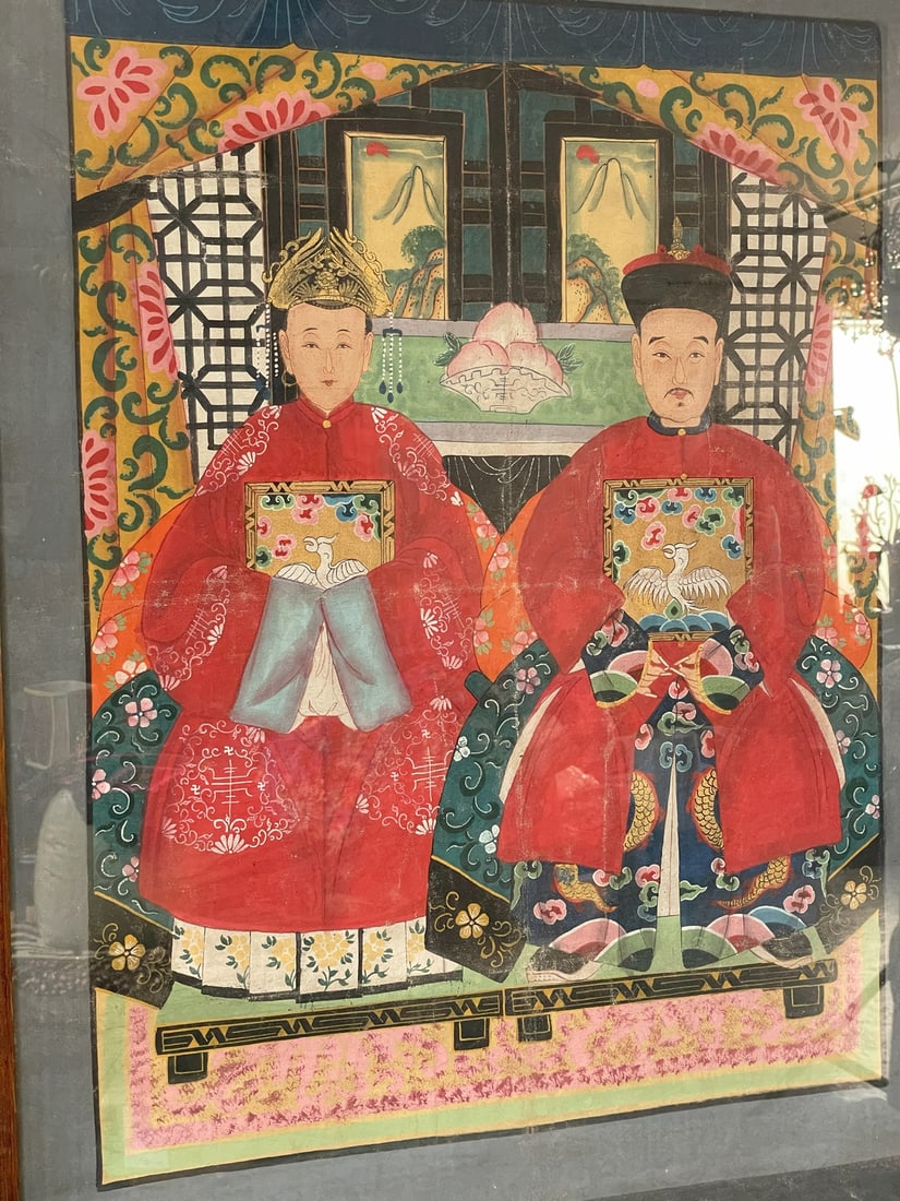 Chinese Couple, 1800s, Painting - 3