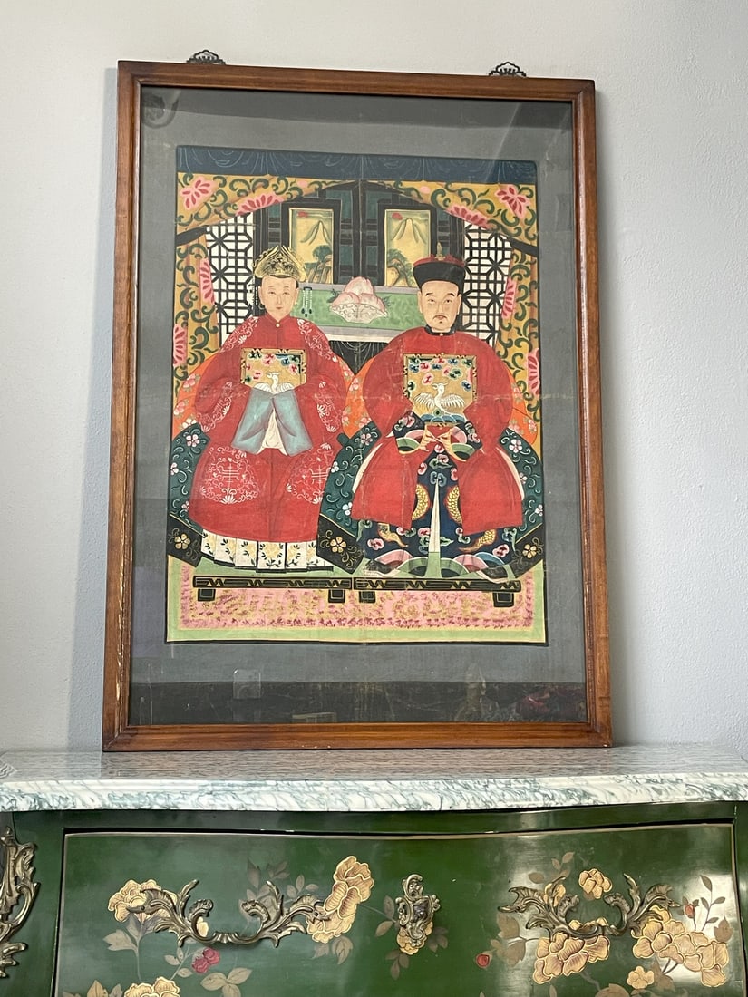 Chinese Couple, 1800s, Painting - 4