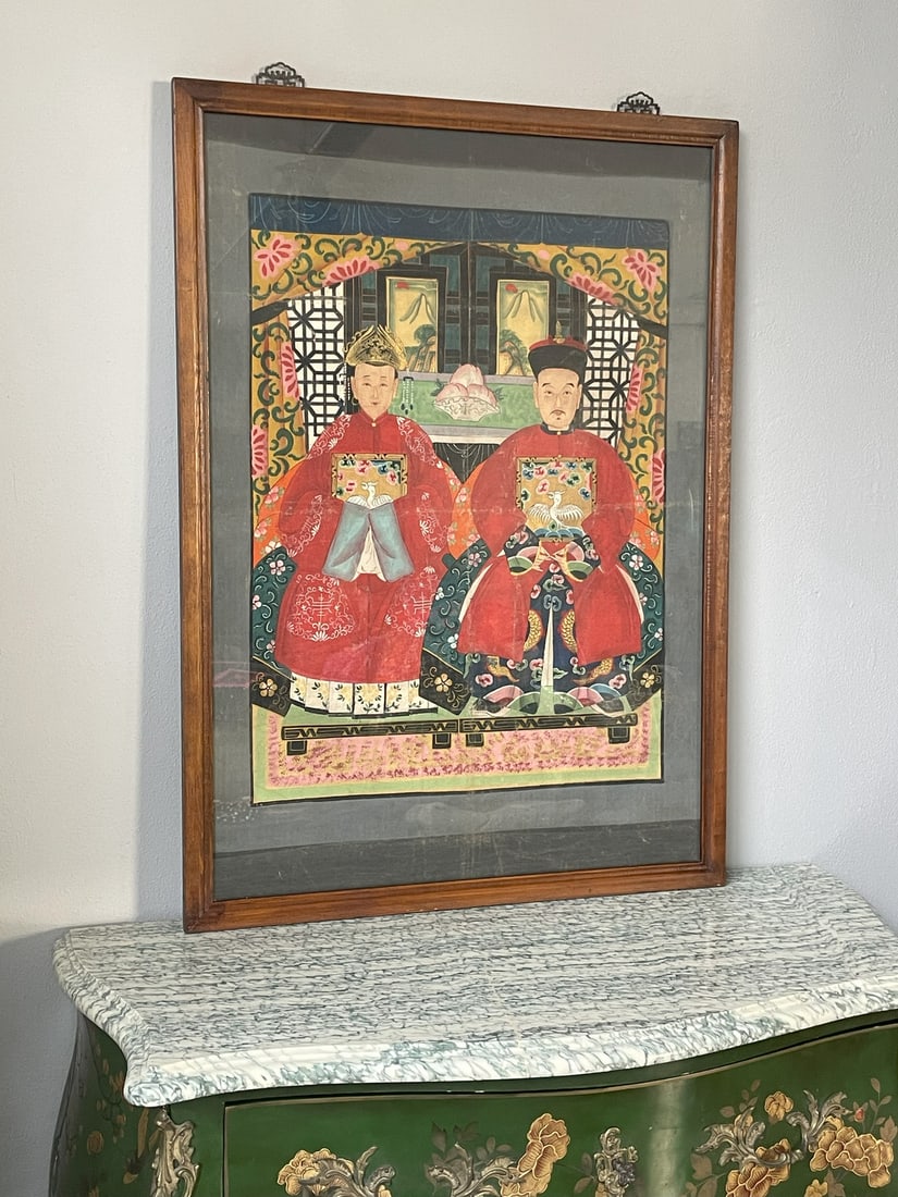 Chinese Couple, 1800s, Painting - 7