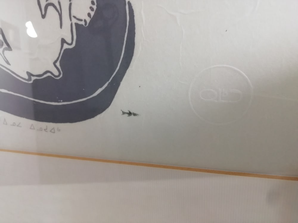 Lucassie Qumaluk, Motherhood, Woodcut, 1970s - 4