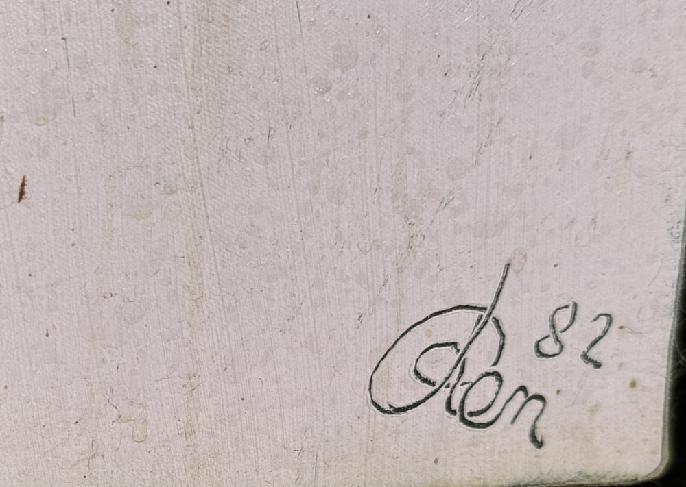 Henri Ren, Portrait, 1982, Oil on Canvas - 7