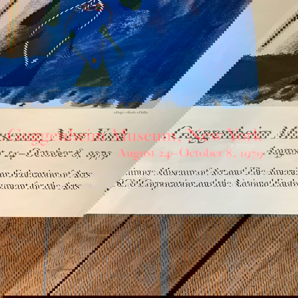 Vintage Joan Miro Museum Poster, 1979 - 3