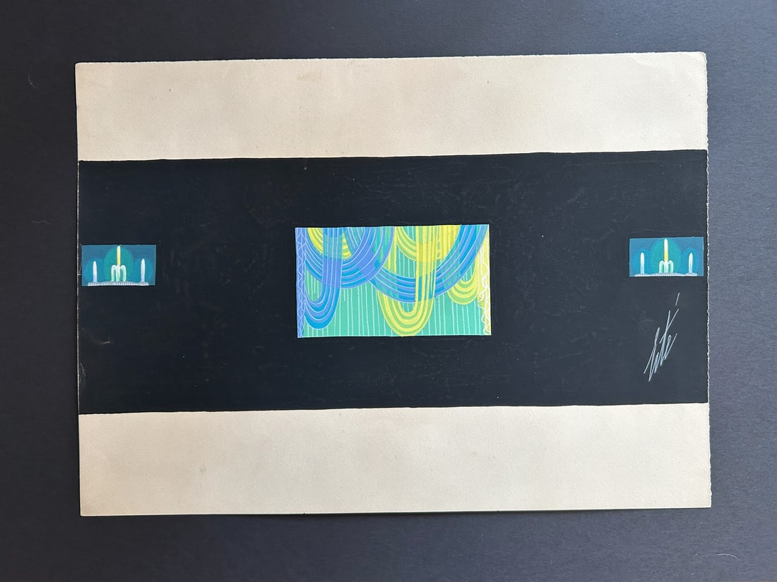 Erté, Harmony, 1930s, Tempera on Cardboard - 2