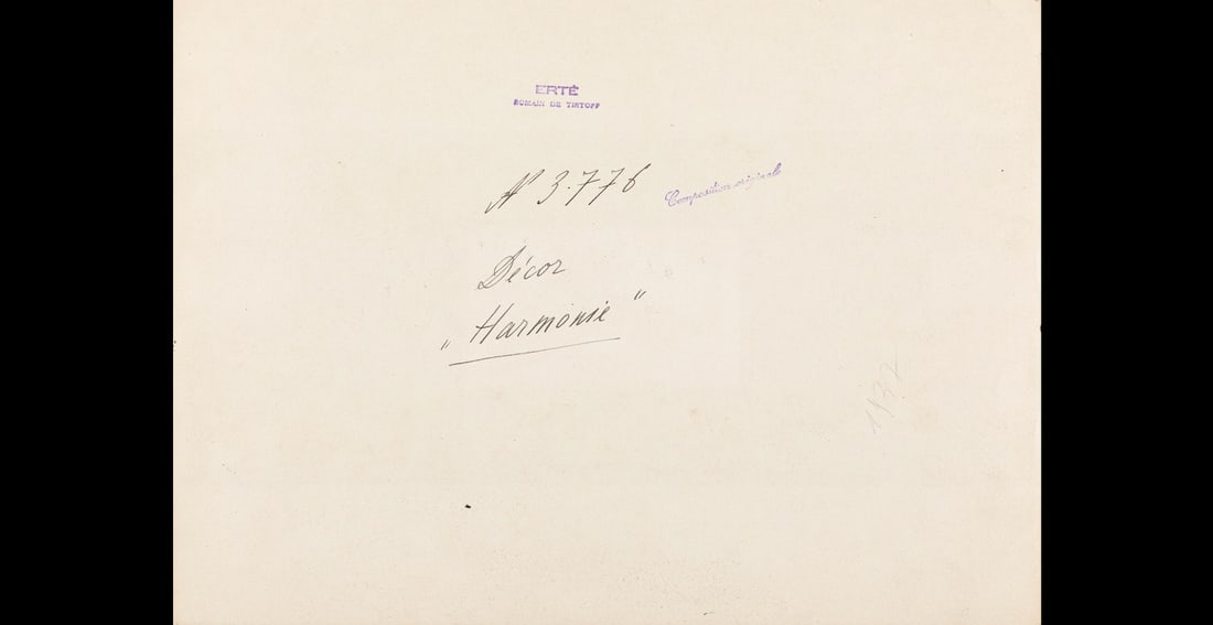 Erté, Harmony, 1930s, Tempera on Cardboard - 6