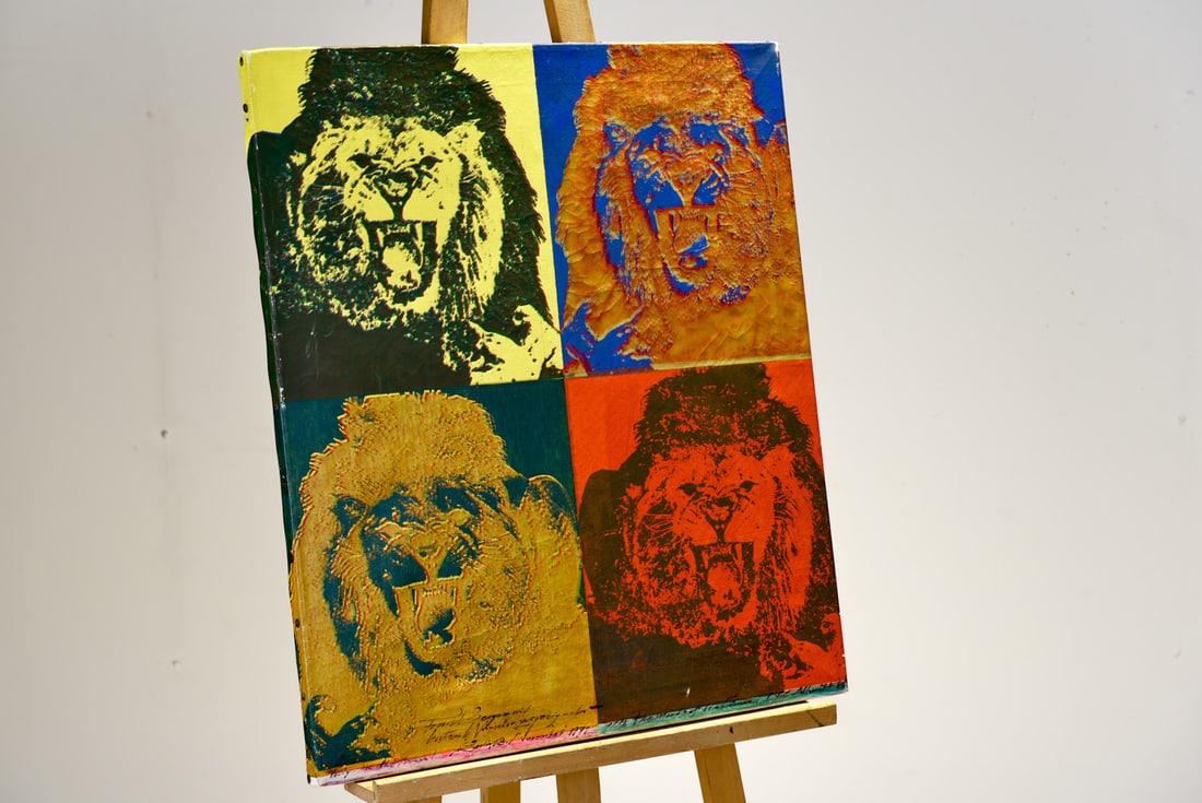 Nic Albrecht, Long Live the Lion, 1969, Silkscreen - 2