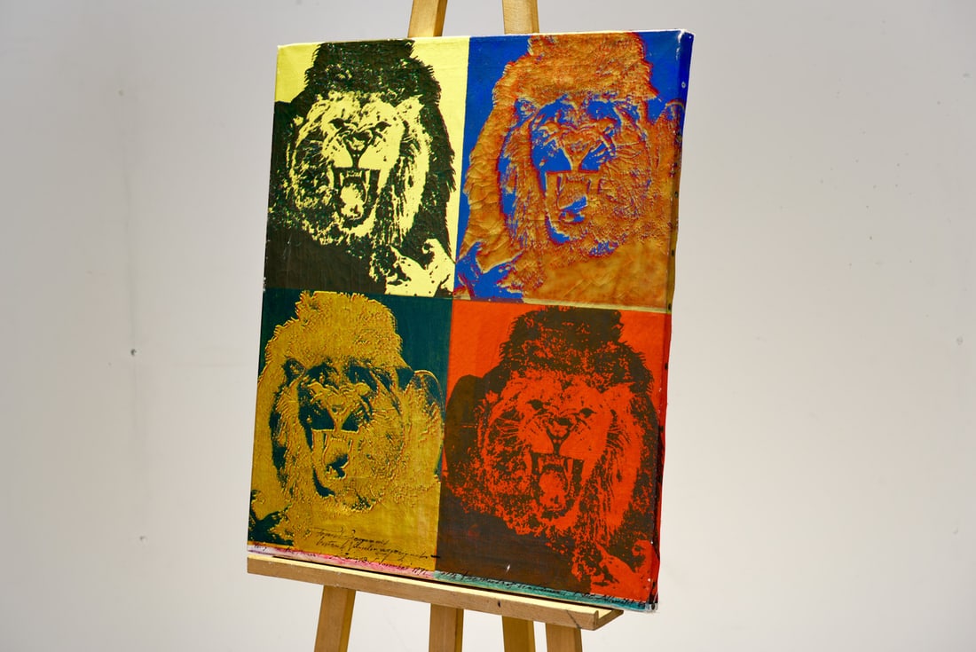 Nic Albrecht, Long Live the Lion, 1969, Silkscreen - 3