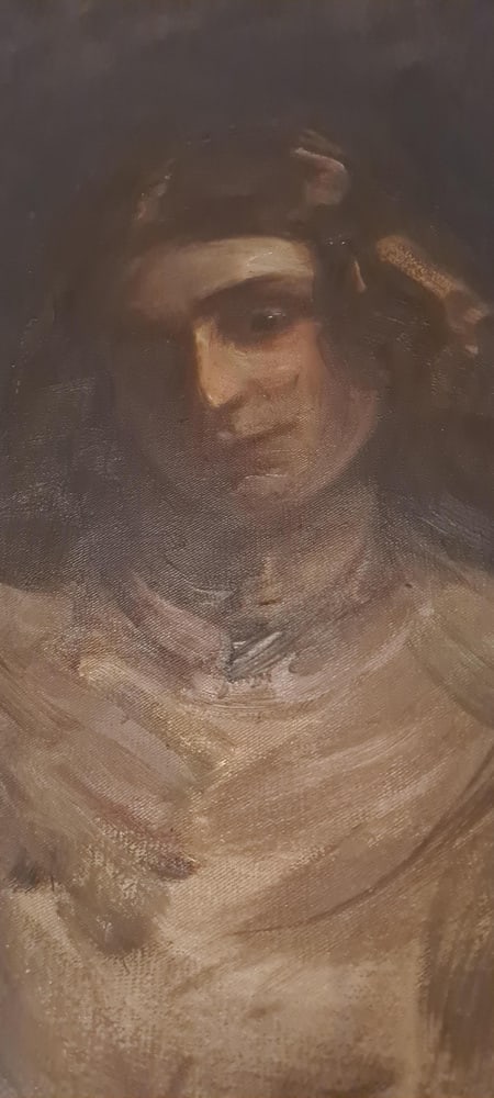 Ernestina Mac Orlandini, Portrait, 1890s, Oil on Canvas - 3