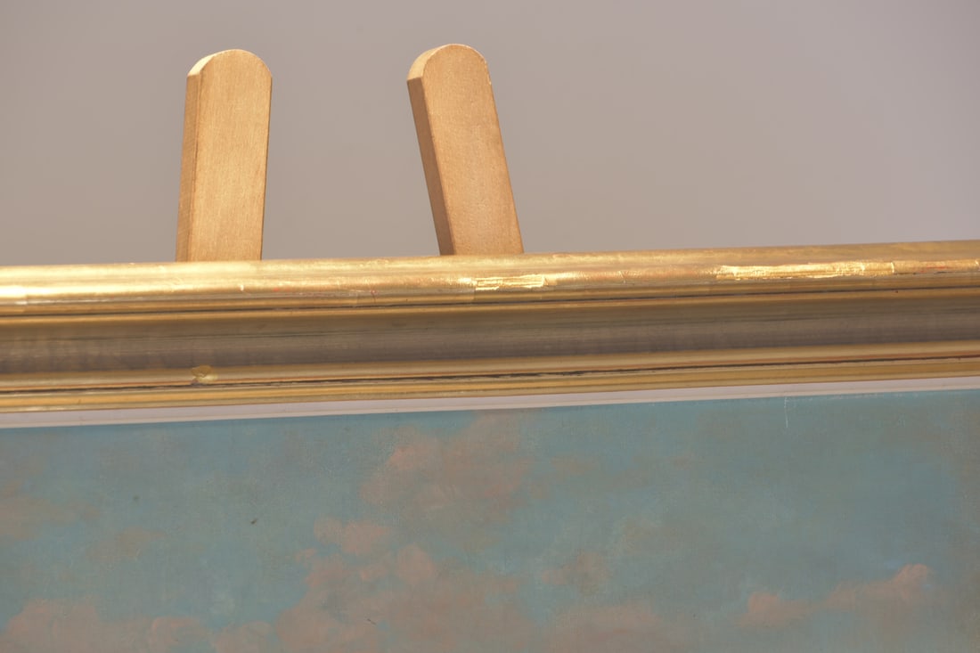 Venice with San Marco, Oil on Canvas, Gold Frame - 6