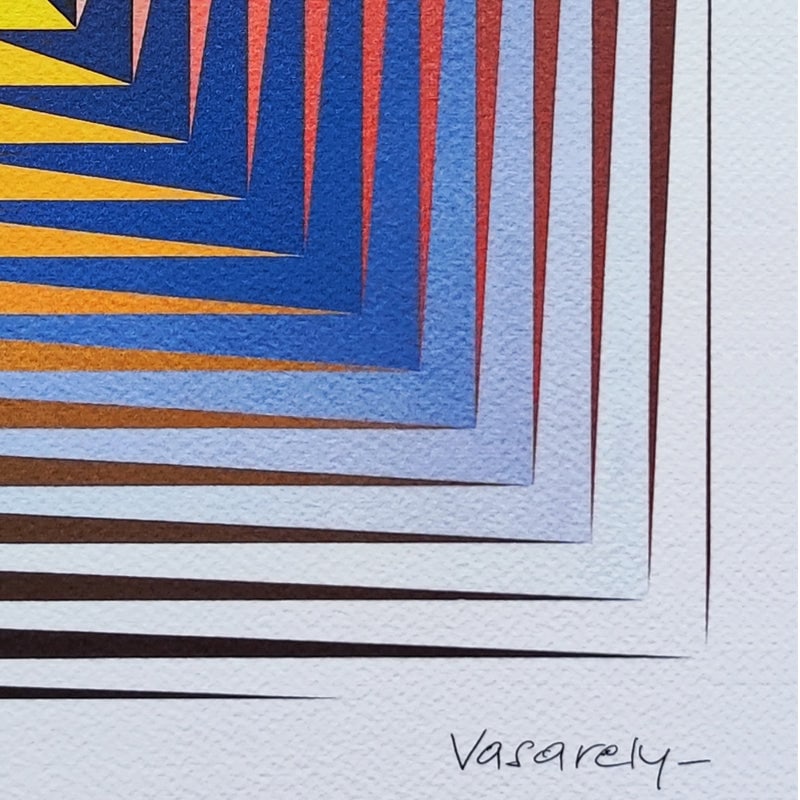 Victor Vasarely, Vonal Prim, 1970s, Lithograph on Paper - 5