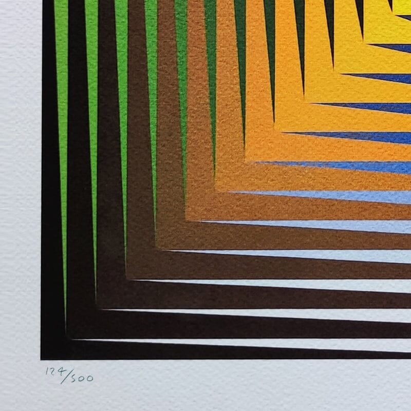 Victor Vasarely, Vonal Prim, 1970s, Lithograph on Paper - 6