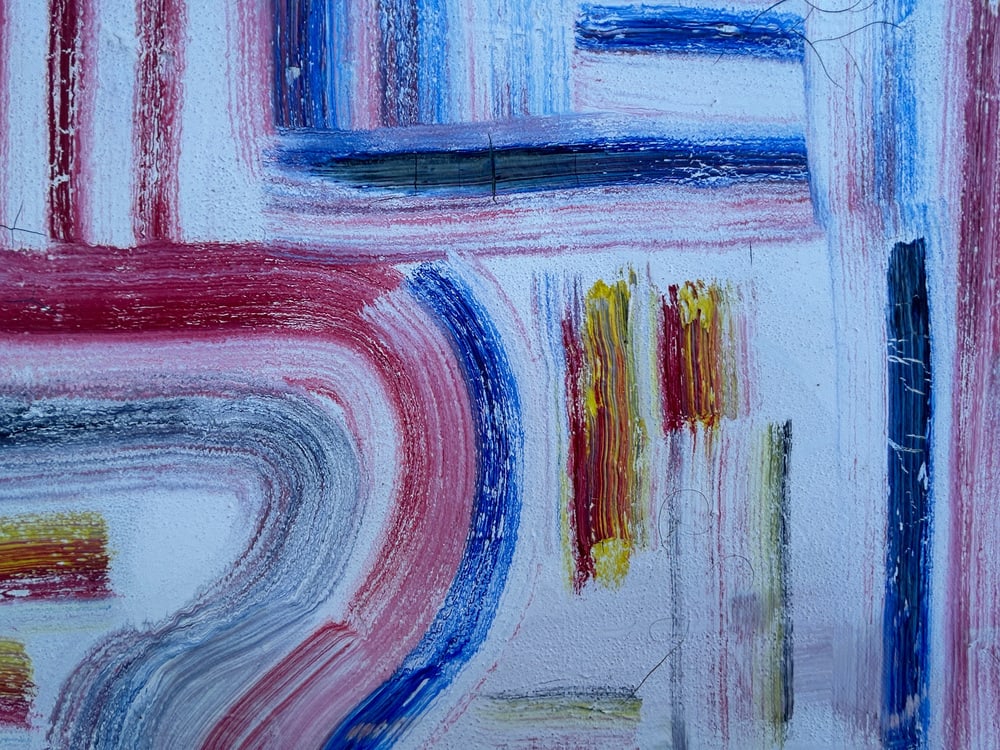 Abstract Composition, 1997, Oil on Canvas - 10