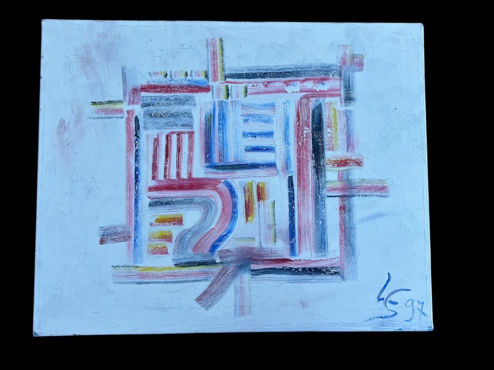 Abstract Composition, 1997, Oil on Canvas - 15