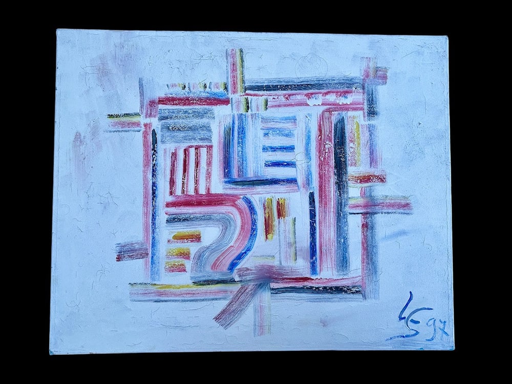 Abstract Composition, 1997, Oil on Canvas - 17