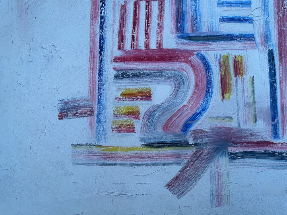 Abstract Composition, 1997, Oil on Canvas - 3
