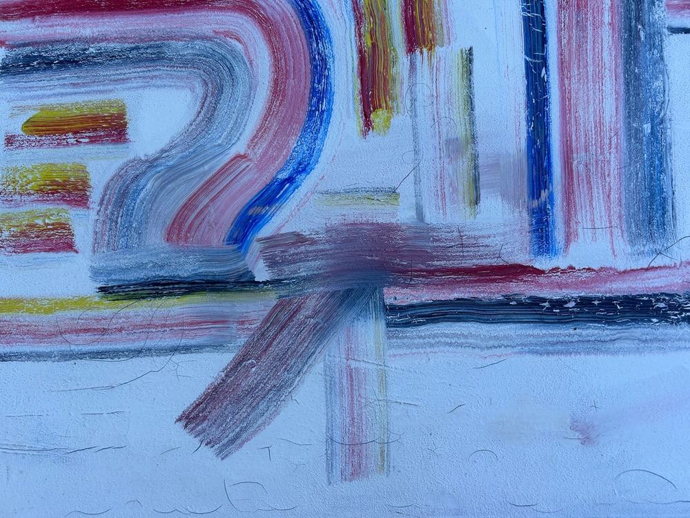 Abstract Composition, 1997, Oil on Canvas - 4