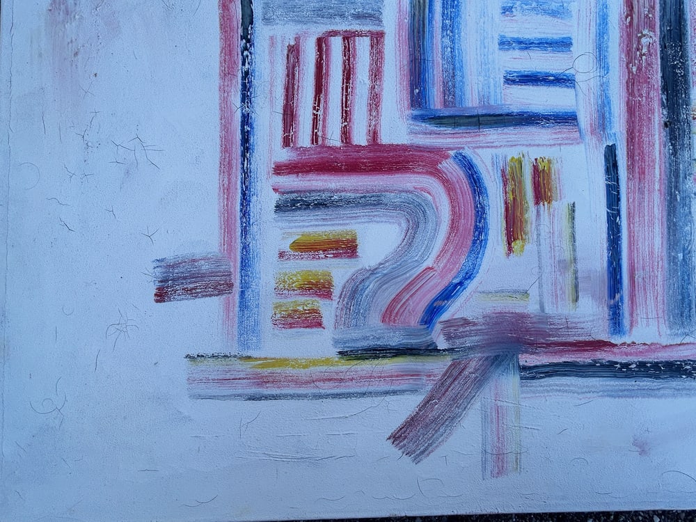 Abstract Composition, 1997, Oil on Canvas - 7