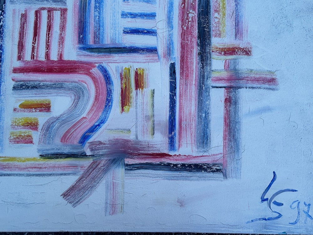 Abstract Composition, 1997, Oil on Canvas - 8