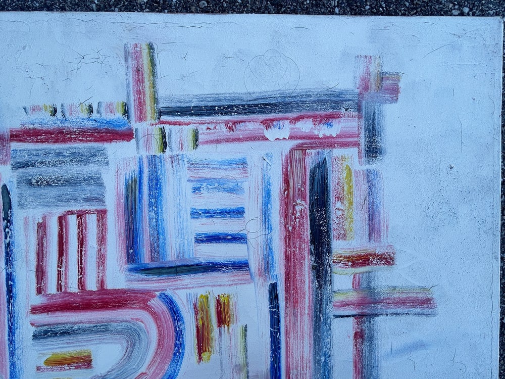 Abstract Composition, 1997, Oil on Canvas - 9