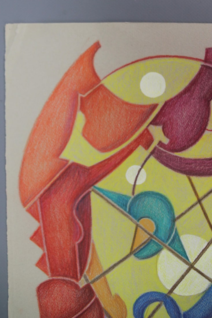 Fritz Klee, Abstract Composition, 1959, Drawing - 4