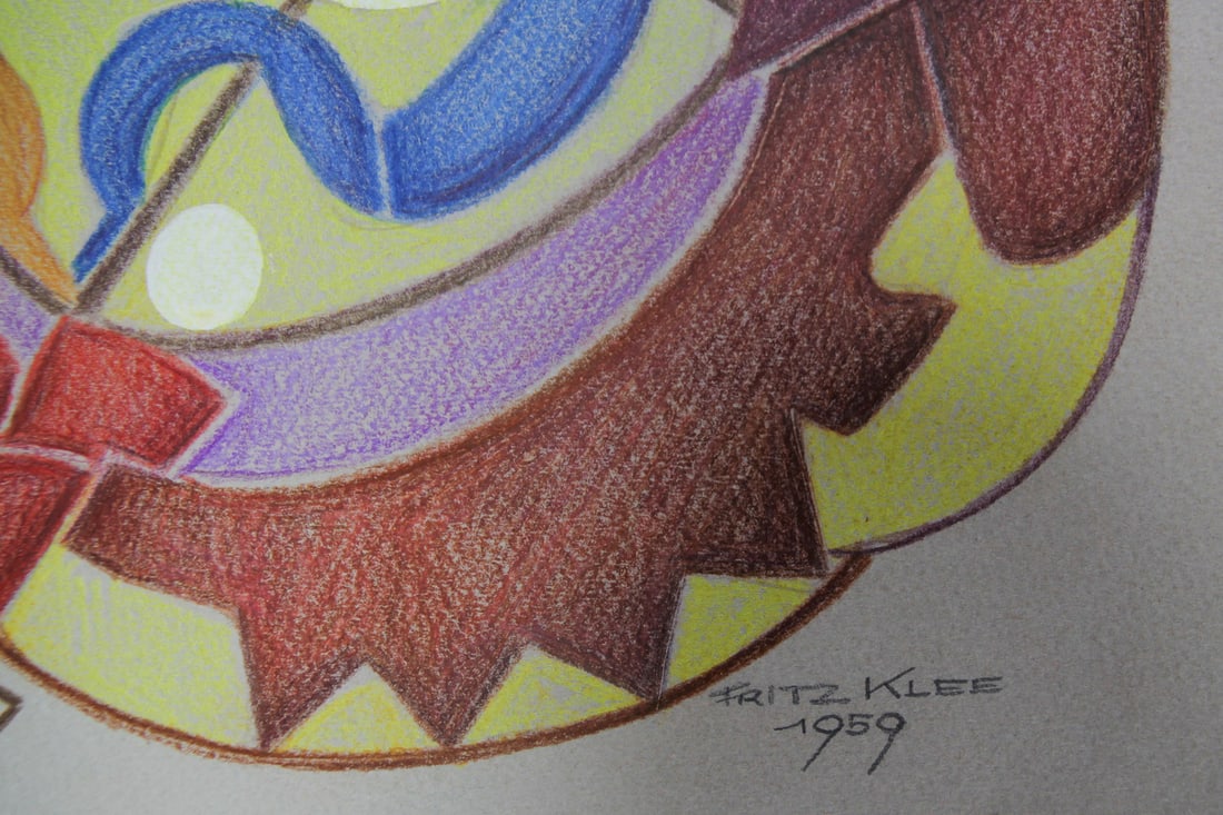 Fritz Klee, Abstract Composition, 1959, Drawing - 7