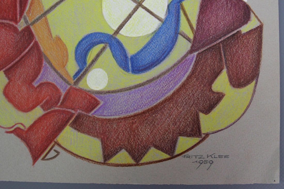 Fritz Klee, Abstract Composition, 1959, Drawing - 8