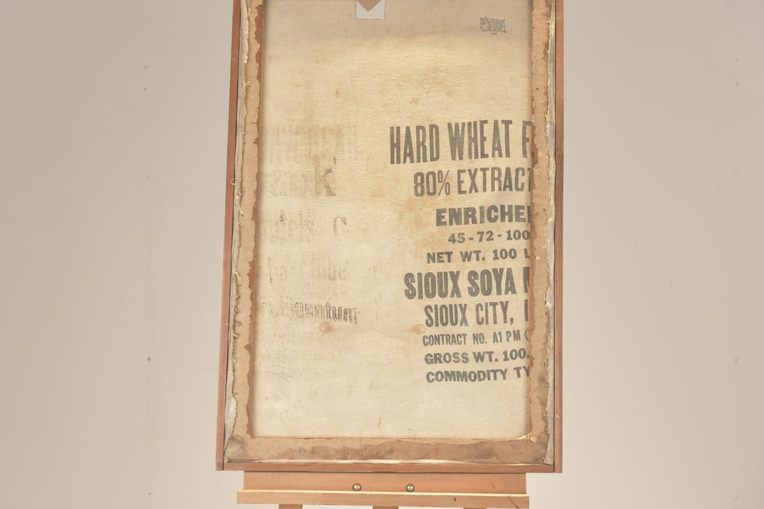 Wolf, Abstract Composition, 1956, Oil on Canvas, Framed - 5