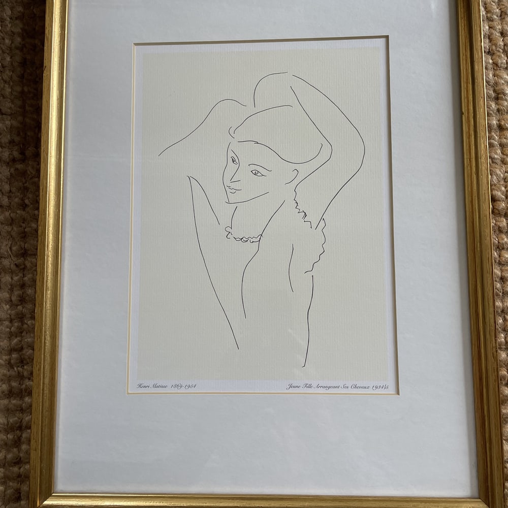 Matisse, Young Girl Arranging Her Hair, Lithograph - 3