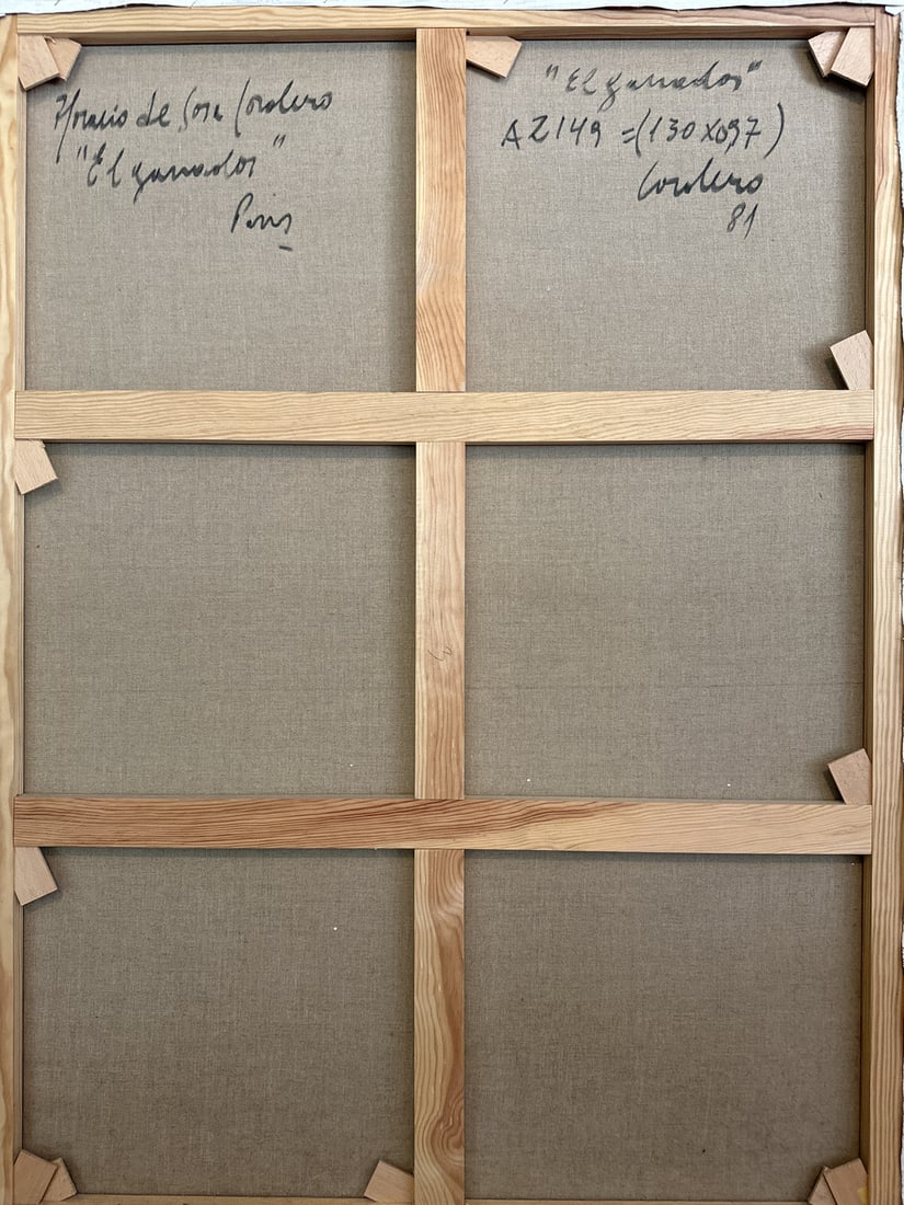 Horacio Sosa Cordero, El Ganador, 1981, Oil on Canvas - 2