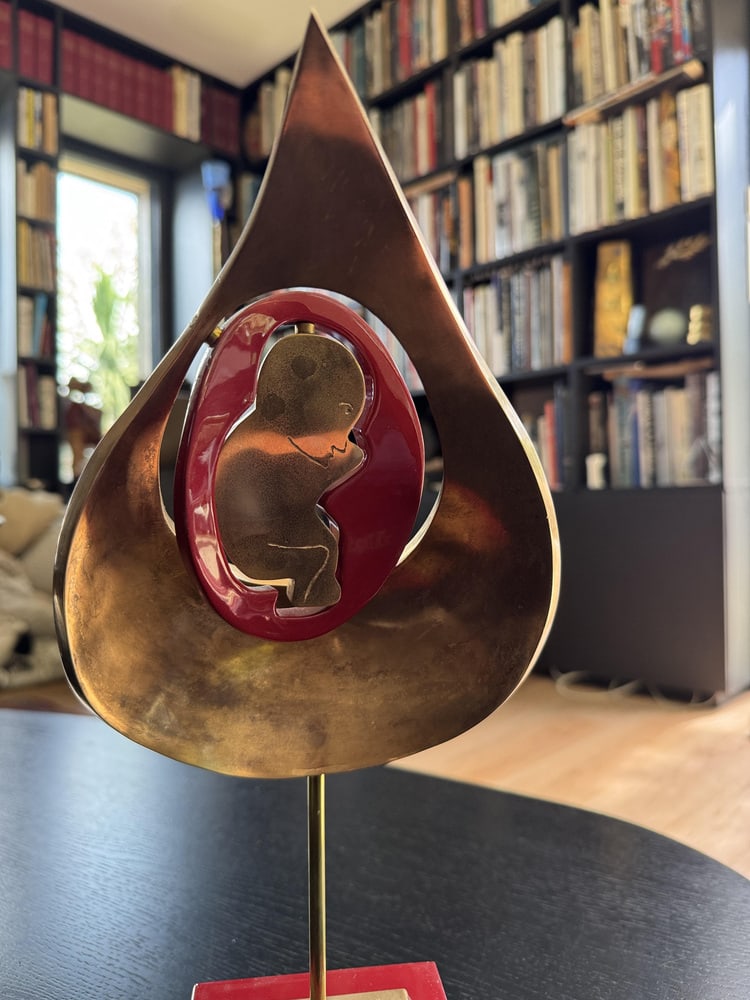 Abstract Bronze Sculpture by Laurent Rioux - 2