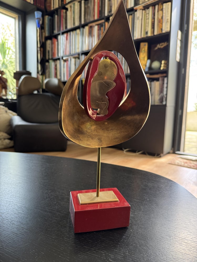 Abstract Bronze Sculpture by Laurent Rioux - 3