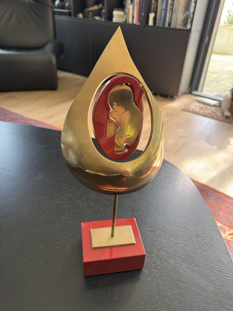 Abstract Bronze Sculpture by Laurent Rioux - 4