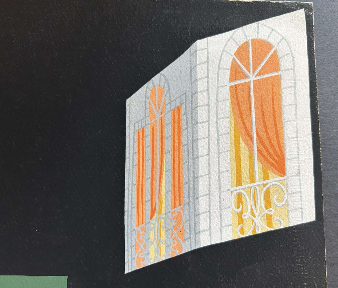 Erté, Theatrical Scenography, 1930s, Tempera, Cardboard - 5