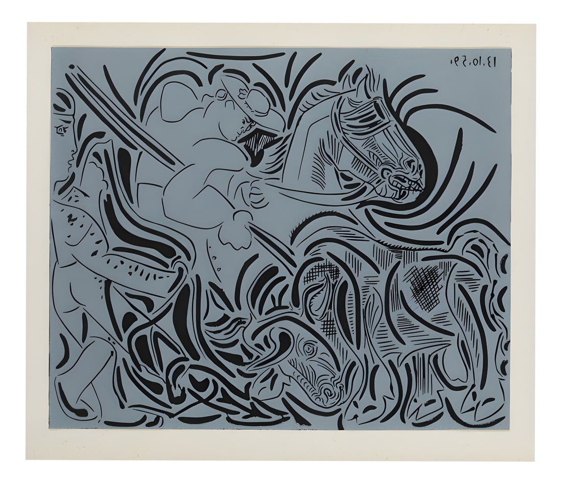 Pablo Picasso, La Picque, 1960s, Linocut