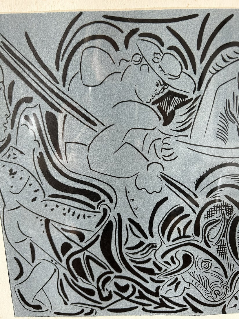 Pablo Picasso, La Picque, 1960s, Linocut - 3