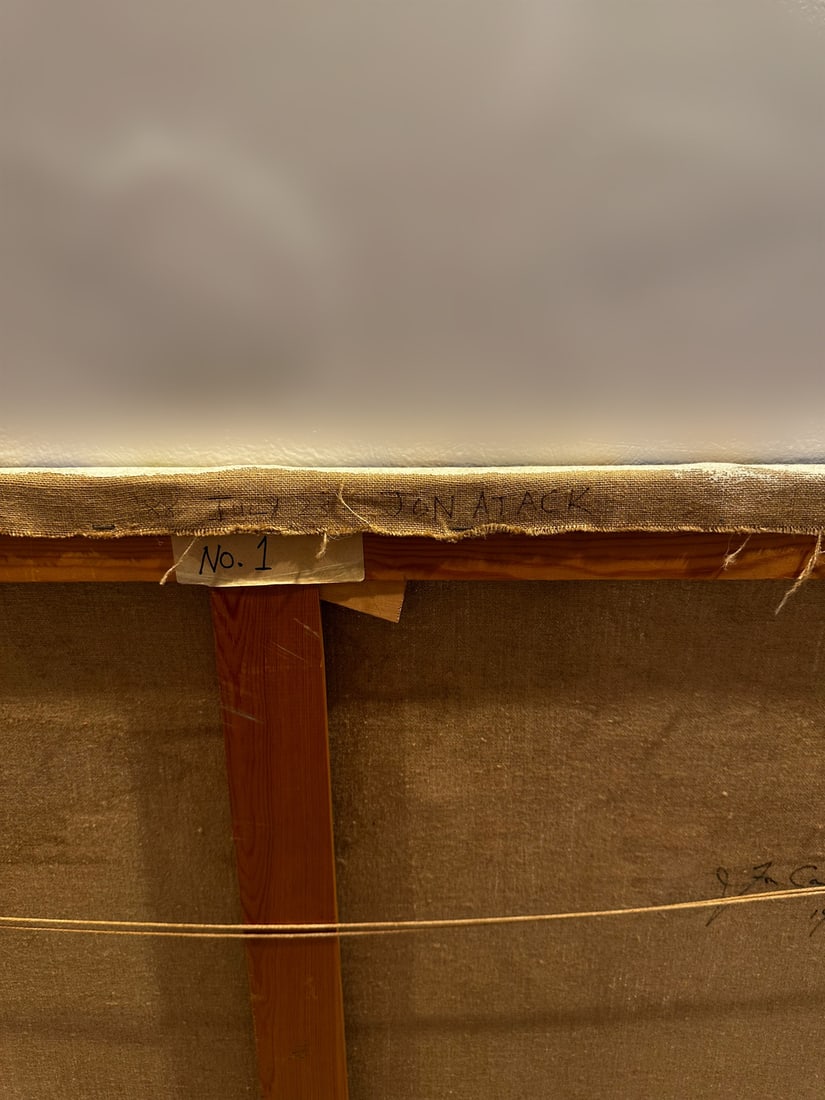 Jon Atac, Expression 1, 1989, Large Oil on Canvas - 6