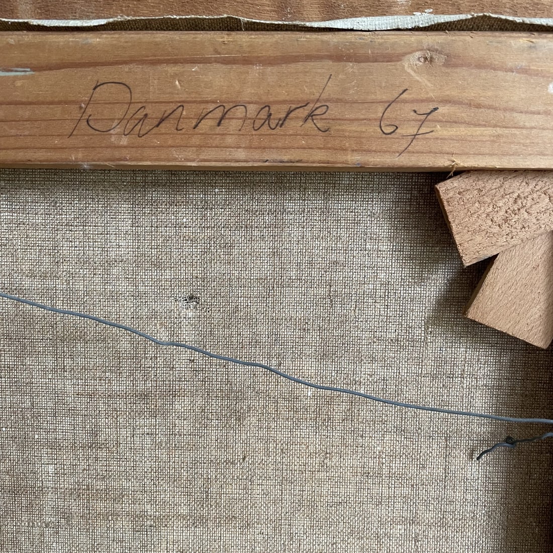 View of the Port, 1967, Oil on Canvas, Framed - 2