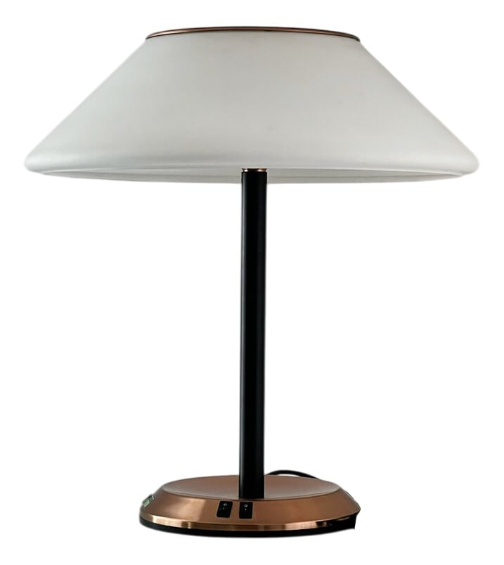 Table Lamp from Foscarini, 1980s: Country of Manufacture: Italy Design Period: 1980 to 1989 Production Period: Unknown Detailed Condition: Excellent — This vintage/antique piece is in near original condition. It may show minimal