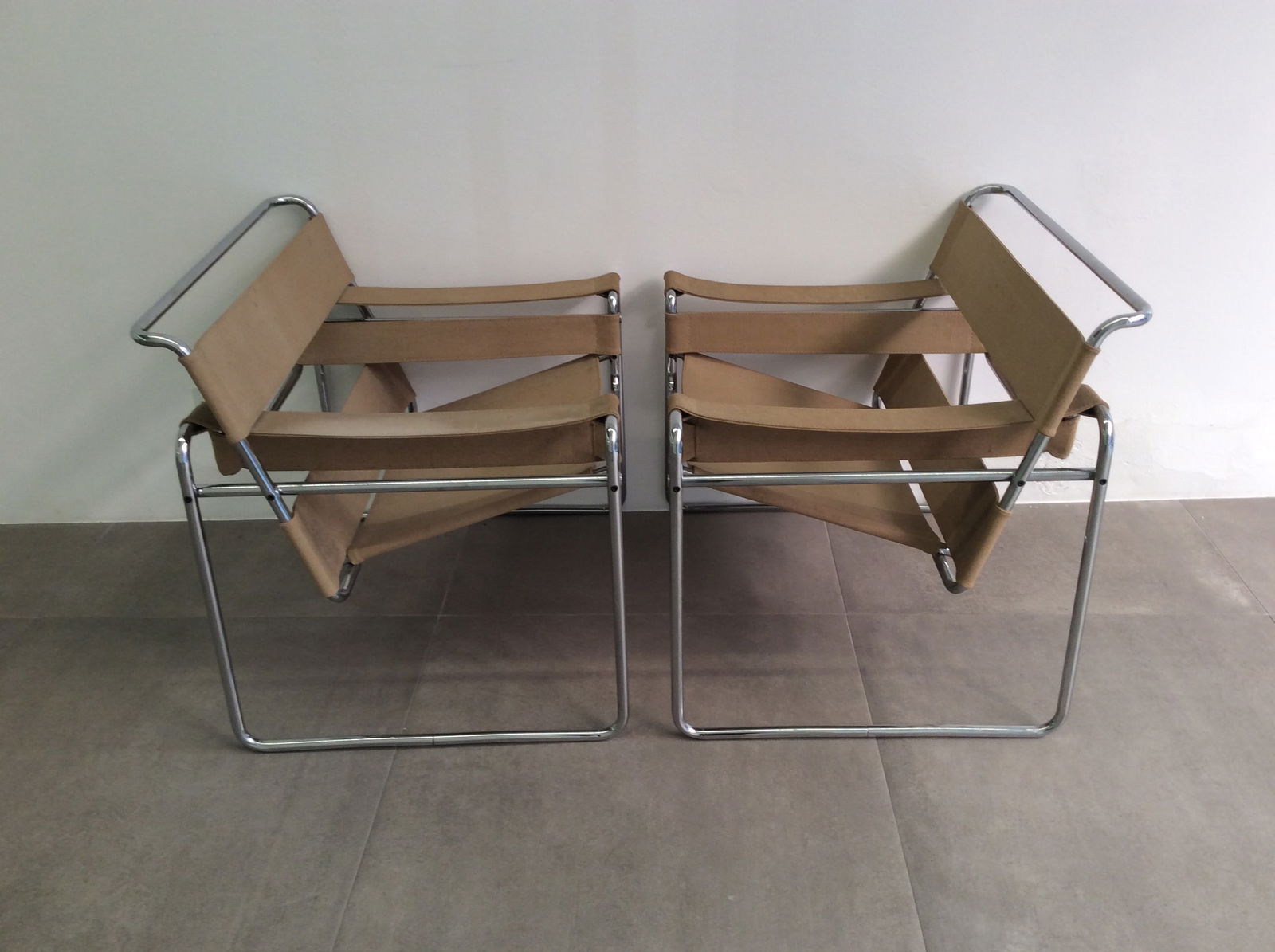 Wassily Armchairs by Marcel Breuer for Gavina, Set of 2 - 6