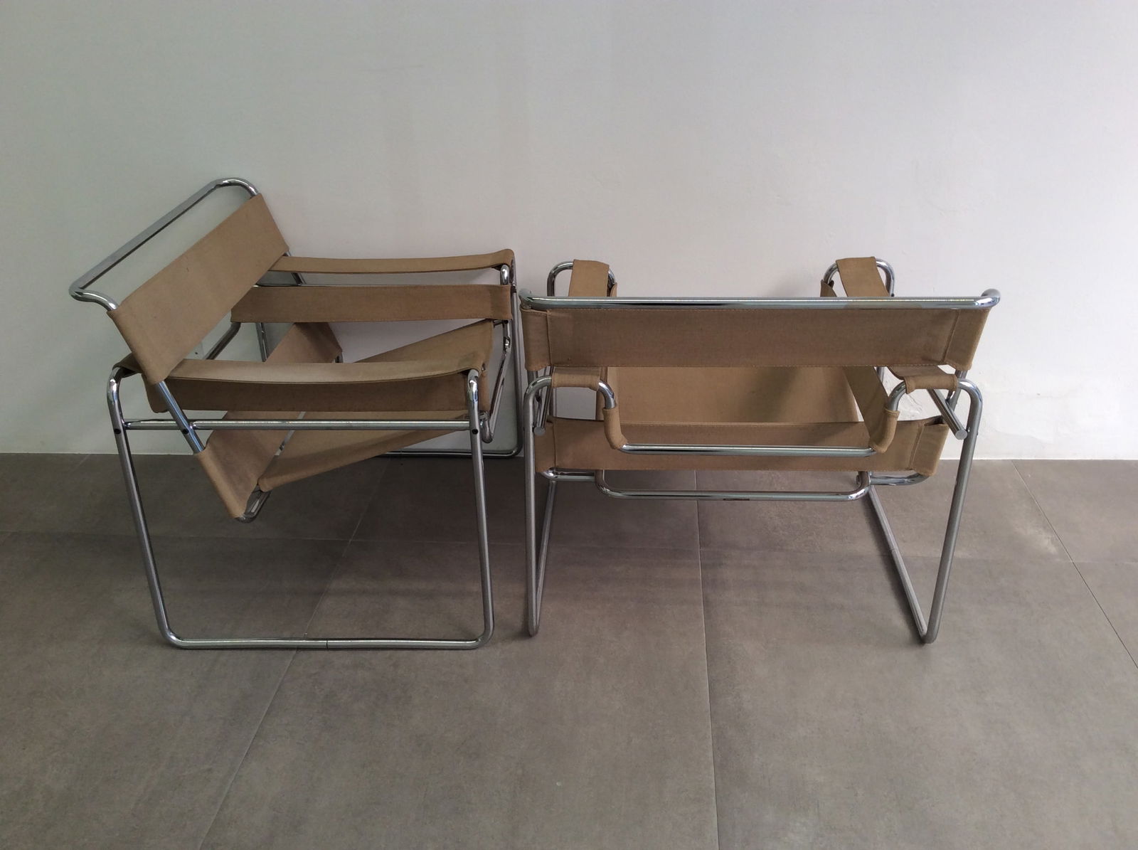 Wassily Armchairs by Marcel Breuer for Gavina, Set of 2 - 7