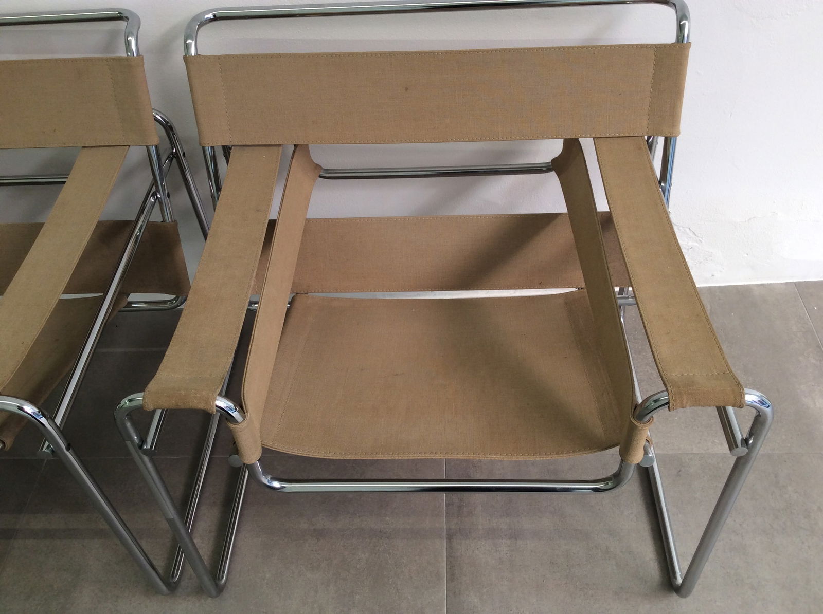 Wassily Armchairs by Marcel Breuer for Gavina, Set of 2 - 8
